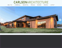 Tablet Screenshot of carlsonarchitecture.com